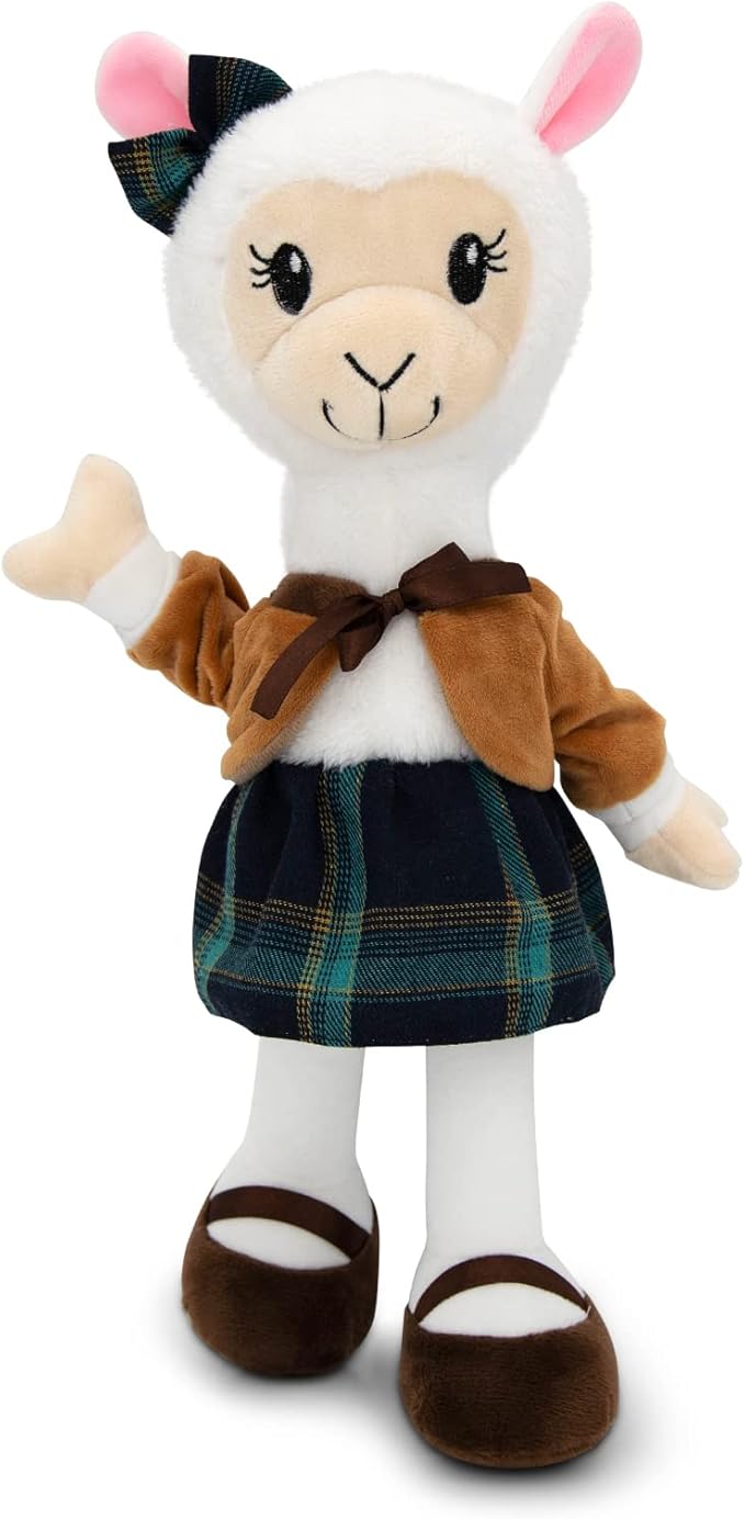 Plushible Rag Doll Alpaca - Soft Dolls for Baby, Girls 14 Inch