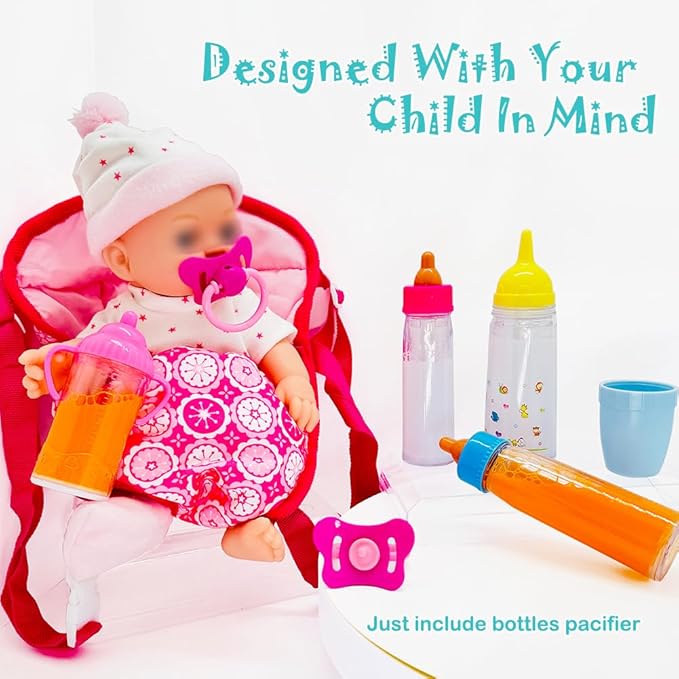 Baby Doll Accessories Toys Baby Doll Magic Bottles Disappearing Bottles 3 4 5 6 12-18" Doll))