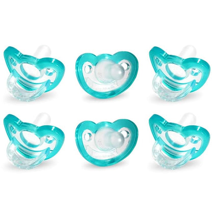 RaZbaby JollyPop Baby Pacifier for Newborns 0-3m - Soft BPA Free Medical Grade Silicone Made in The USA with a Durable one Piece Construction 6