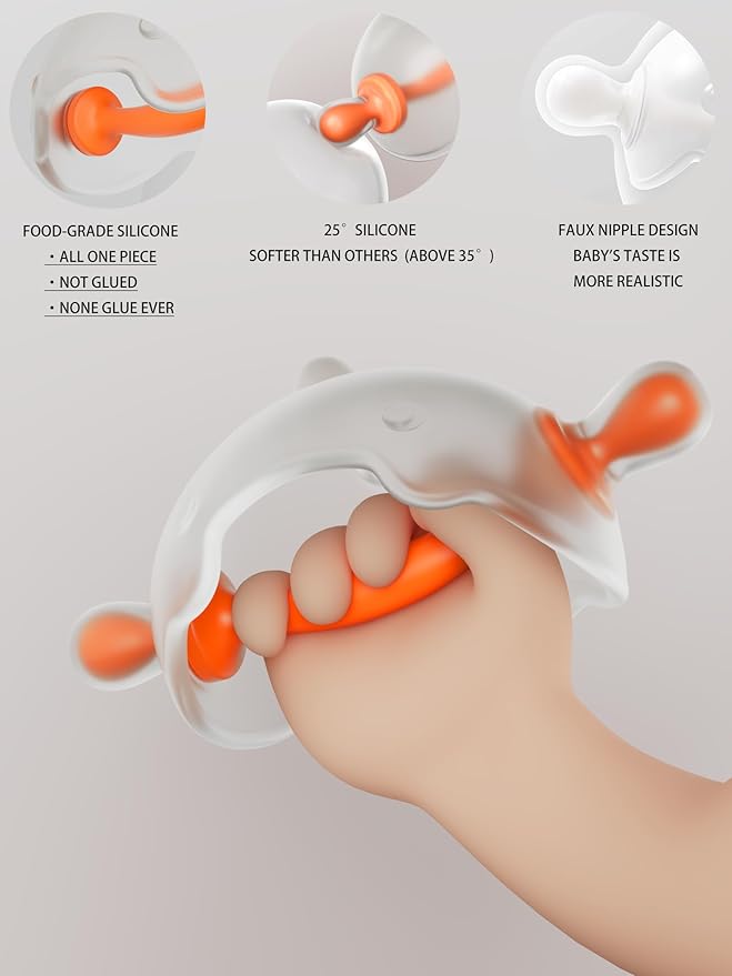 Baby Teething Toys for Babies 3-6 Months, Baby teethers for Babies 6-12 Months