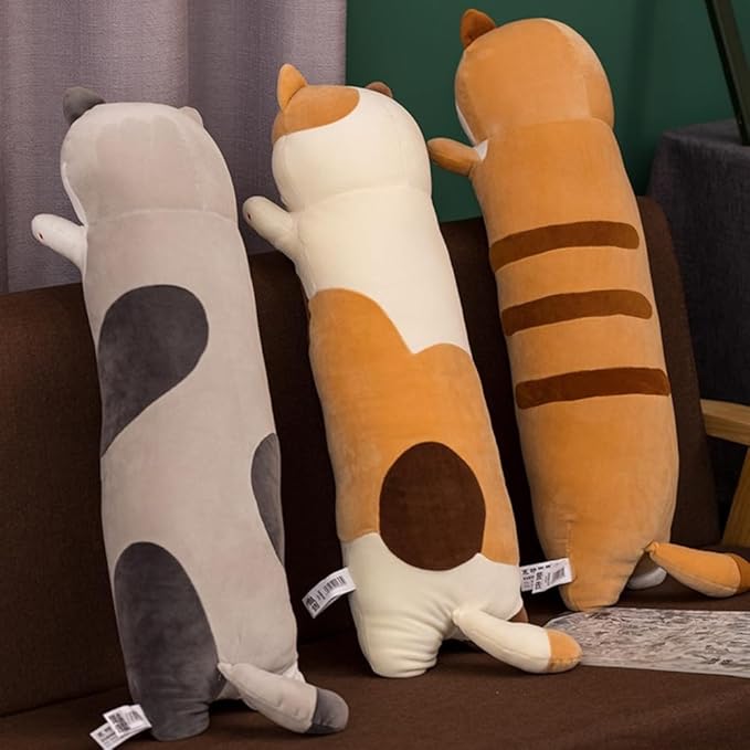 Long Plush Toy Cat Pillow Cute Plush Cat Toy Doll 90cm/35.4in)