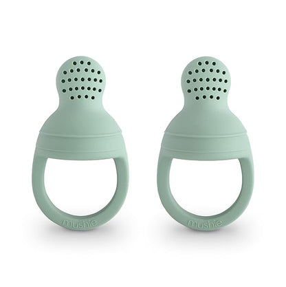 mushie Silicone Baby Fresh Fruit & Food Feeder Pacifier | 6 Months+