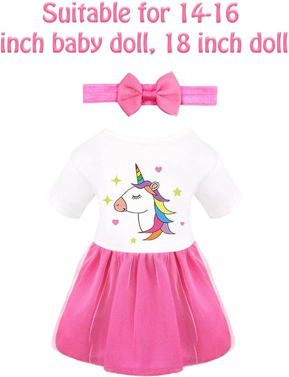 BNUZEIYI Baby Doll Accessories -Baby Doll Feeding and Caring Set 14-16 Inch 18 Inch