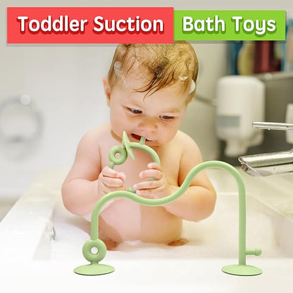 Baby Sensory Teething Chew High Chair Suction Toys for Infant 6 12 18 24