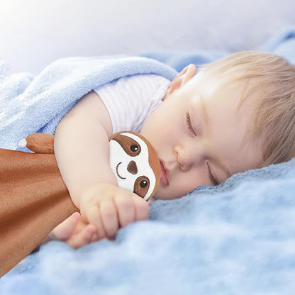 Pro Goleem Sloth Security Blanket Soft Loveys for Babies 14 Inch