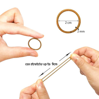 200PCS Small Hair Ties,No Crease Baby Hair Ties