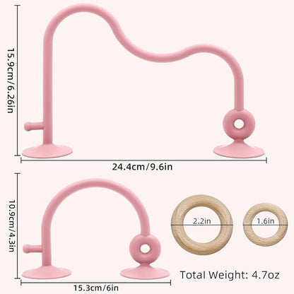 Baby Sensory Teething Chew High Chair Suction Toys for Infant 6 12 18 24