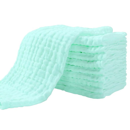Muslin Burp Cloths for Baby 10 Pack 100% Cotton Baby 20''X10'' Super