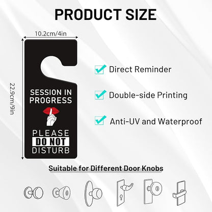 Do Not Disturb Hanger Sign - 2 PCS Session In