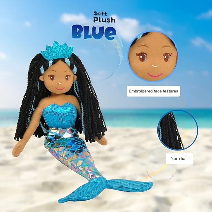 Linzy Toys,Aria Mermaid Doll 18" Mermaid (89002)