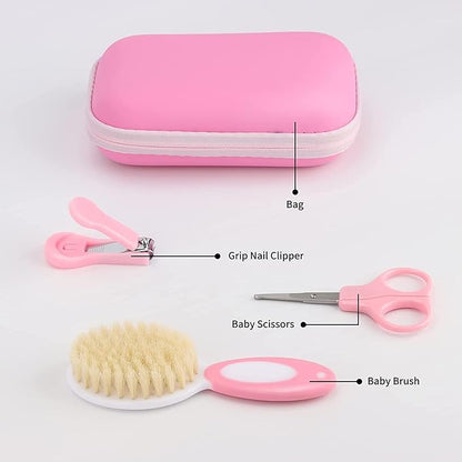 Baby Healthcare and Grooming Kit for Newborn Kids, 31PCS Upgraded Safety Baby Care Kit, Newborn Nursery Health Care Set, Baby Care Products (Pink（31PCS)