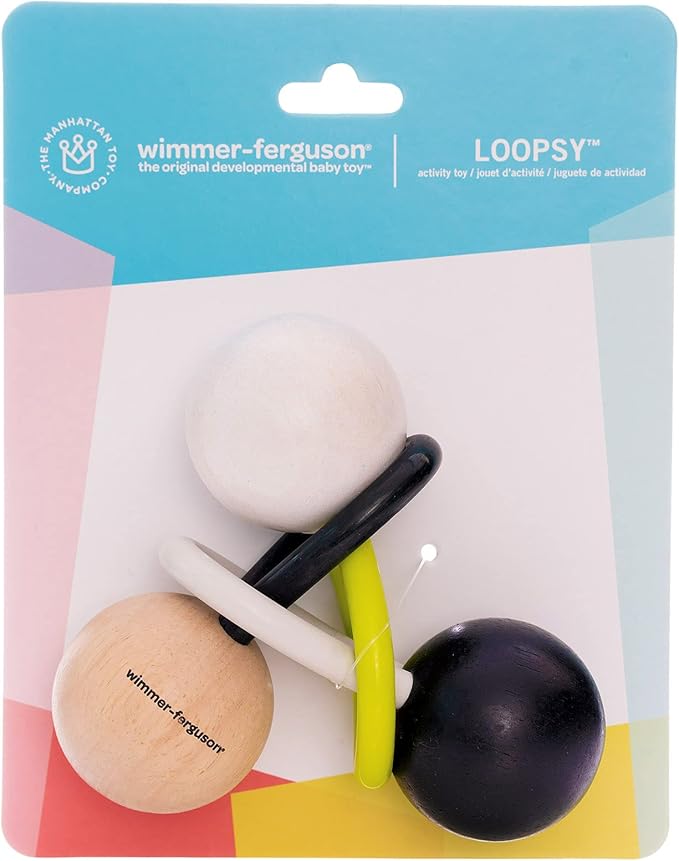 Manhattan Toy Wimmer-Ferguson Loopsy Teether and Clutching Toy