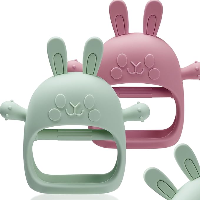Teething Toys, Baby Toys 6-12 Months 6-12 Months, Free(2 Packs)