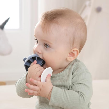 Umbrella Baby Teether with Suction Base, Keeping Babys Busy 0-6 Months, 6-12 Months 12-24 Months,