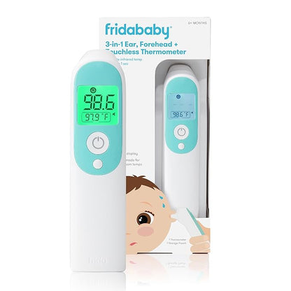 Frida Baby Thermometer, 3-in-1 Infrared Thermometer for Ear
