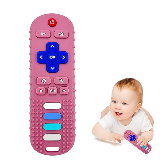 Baby Teething Toys, Food Grade Silicone Teether for Babies 3 6 12 18 Months
