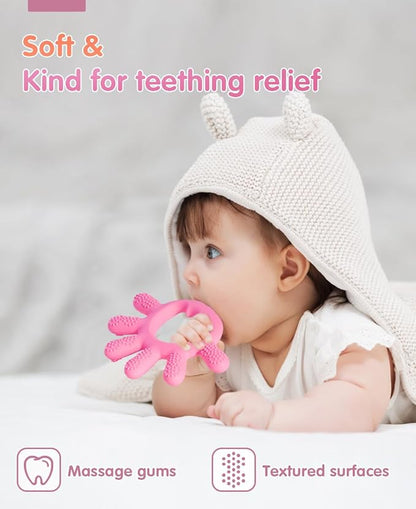 Teething Toys for Babies 0-6 Months|Teethers for Babies 6-12 Months Toys|3 4 5 Months