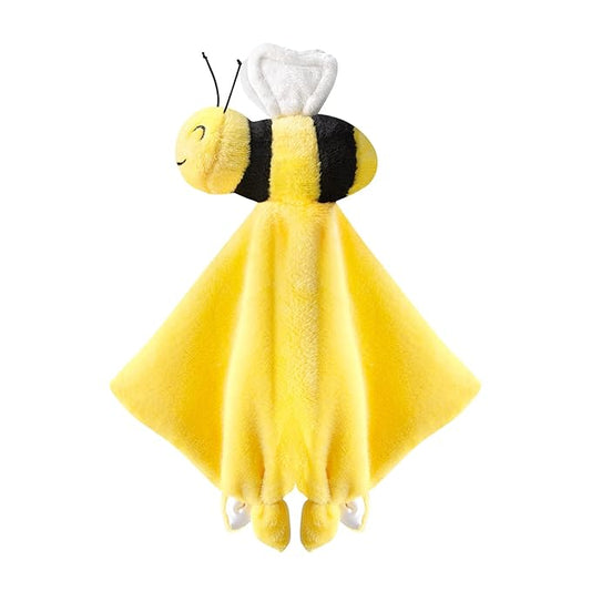 Pro Goleem Bee Loveys for Babies Soft Security Blanket Baby 12 Inch