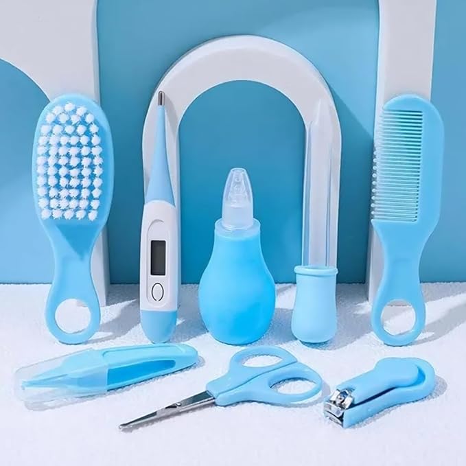 8 in 1 Baby Grooming Kit (Blue)