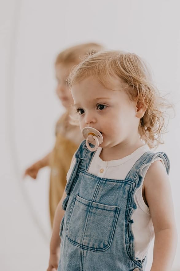BIBS Colour Soother 4-Pack | BPA Free Dummy Pacifier 6-18 Months