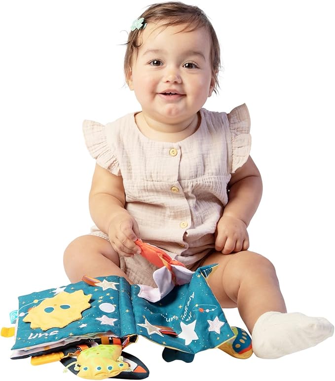 Manhattan Toy Little Rocket Finds Home Soft Activity Crinkle Book
