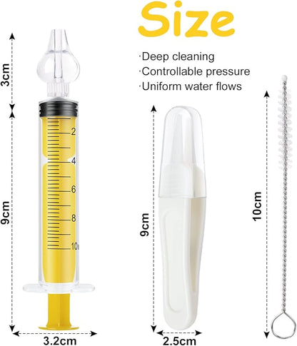 Baby Nasal Irrigator,4PCS Nasal Syringe for Baby