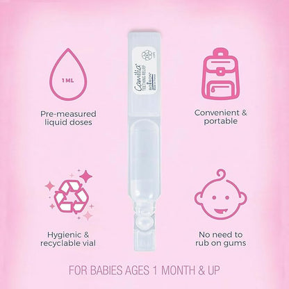 Boiron Camilia Teething Drops for Daytime and Nighttime Relief of 30 Count