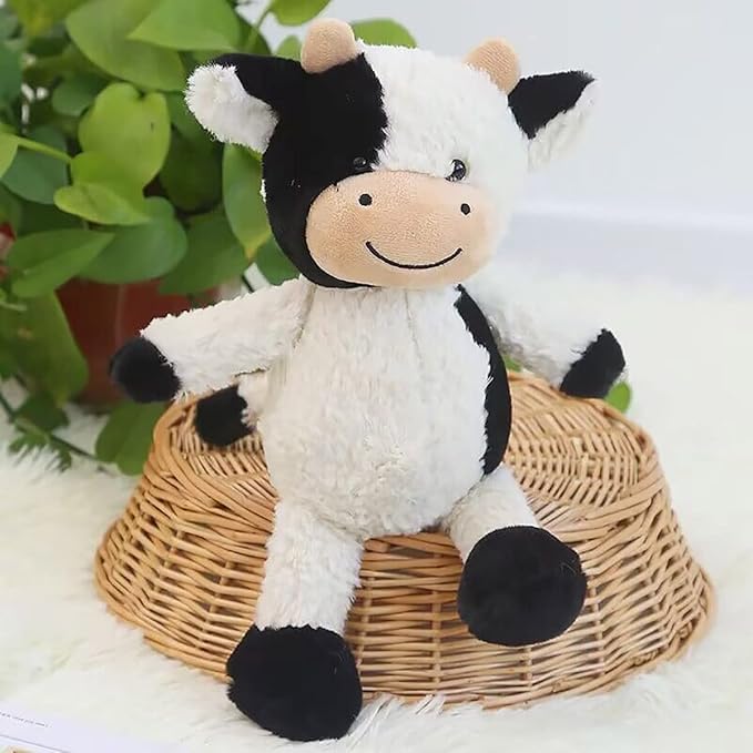 Cow Stuffed Animal Cow Plush Doll Toy 11.8 inch