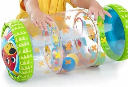 Infant Inflatable Roller PVC Early Development Crawling Toys, with Balls 3 Months 3 Years