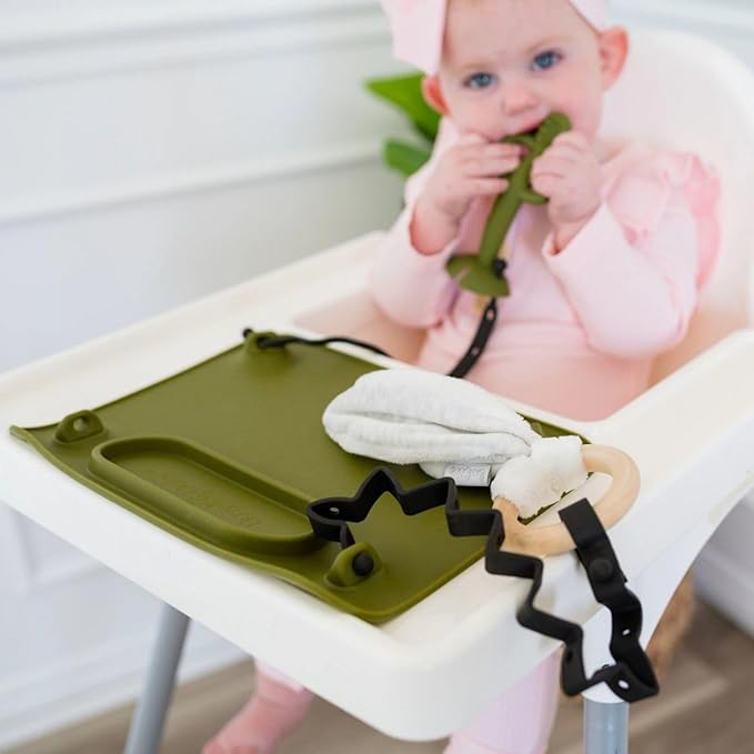 Busy Baby Toy Bungee - Dishwasher Safe Toy Strap 100% Food-Grade