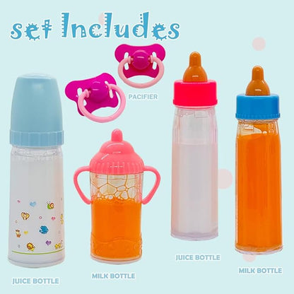 Baby Doll Accessories Toys Baby Doll Magic Bottles Disappearing Bottles 3 4 5 6 12-18" Doll))