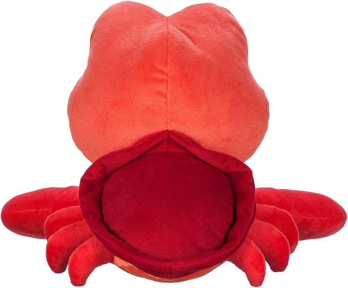 Disney Store Official Princess Friends Plush Doll (Sebastian from The Little Mermaid) Small, Stuffed Animals with Embroidered Features