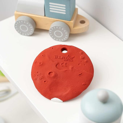 Mars Biscuit Natural Rubber Baby Toy for Teething, Bath time