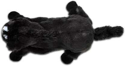 DolliBu Horse Stuffed Animal - Soft Black Huggable Lying Horse Plush, Adorable Playtime Horse Toy for Boys and Girls 10.5 Inches