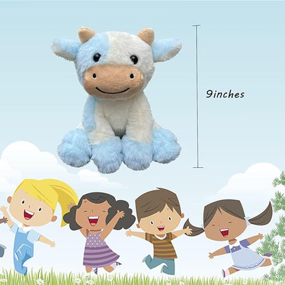 9 inches Cow Stuffed Animal Soft Plush Cute Cow Doll