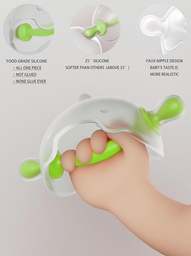 Baby Teething Toys for Babies 3-12 Months, teethers for Babies 3-6 Months