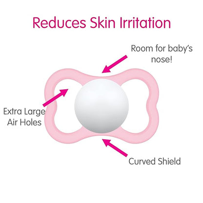 MAM Air Baby Pacifier, For Sensitive Skin 2 Pack, 16+ Months,