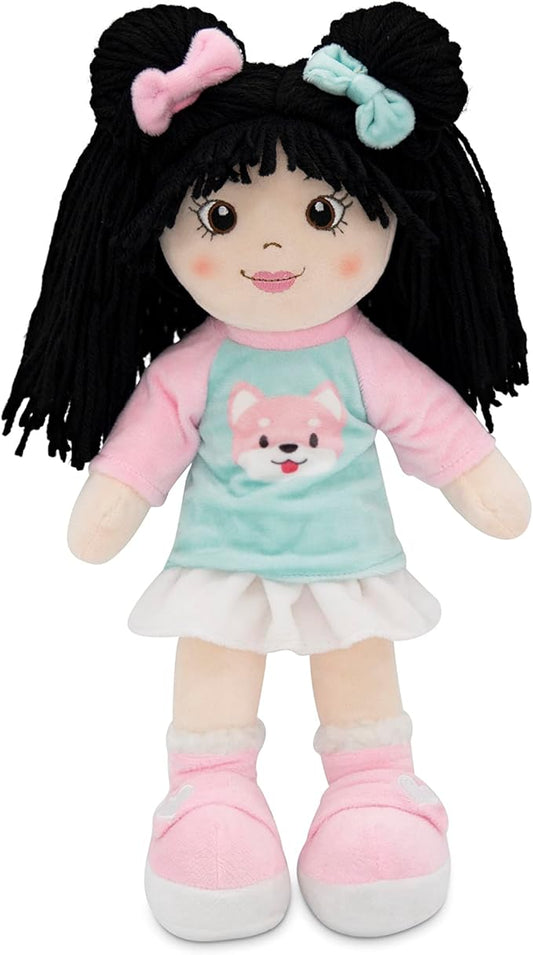 Playtime by Eimmie 14” Soft Baby Doll - Plush Rag Dolls for 2 Year Old Girls & Boys, Toddler & Infants