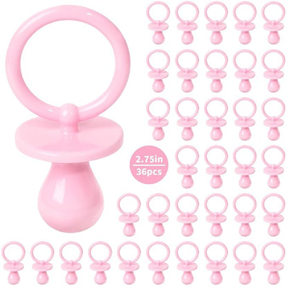 36 Plastic Pacifiers for Baby Shower Game, 2.75?ÖŌĆ?Baby Shower Pacifiers