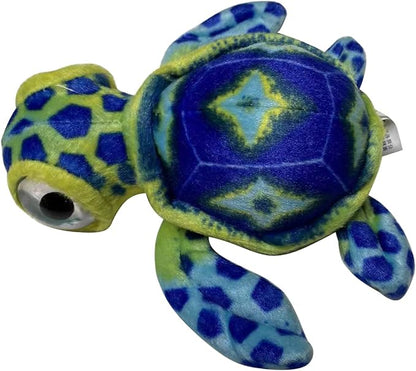 Cuddly Emulation Sea Turtle Soft Stuffed Animals Toys Doll,Tortoise Plushie Toys and Best Gifts for Baby Toys (Blue 7 ")