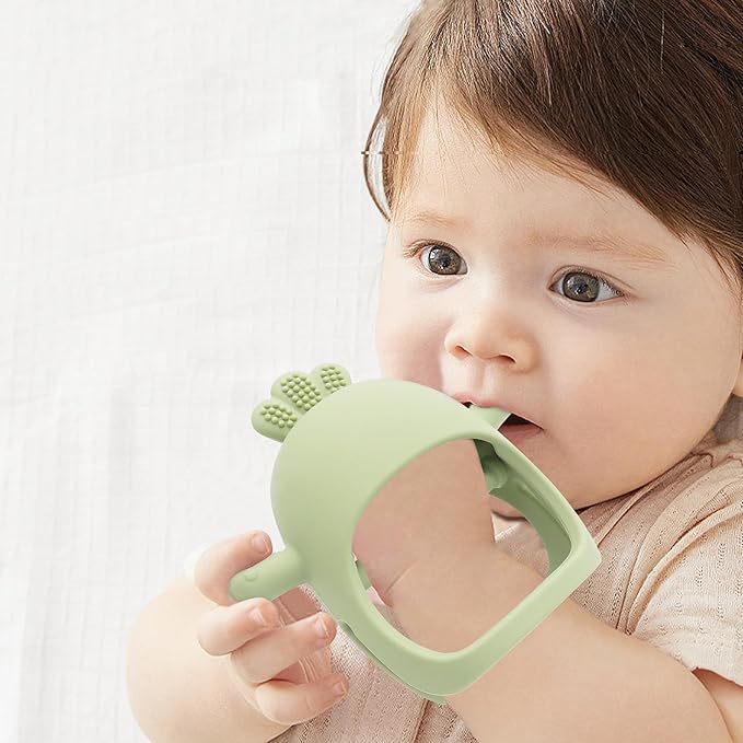 Teething Toys for Babies 0-6 months BPA Free, Never Drop Teether Baby Chew Toys for Teething Relief 0-3 Months