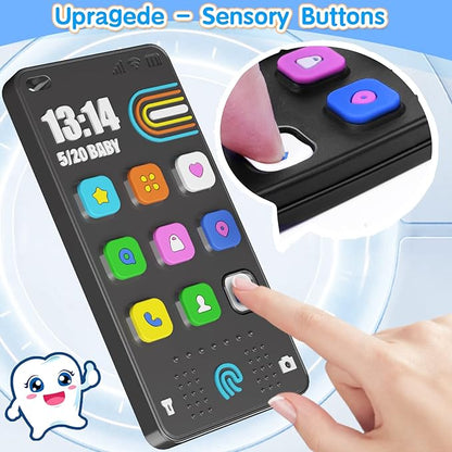 TV Remote Control Shape Baby Teething Toys and Phone Shape 6-12 Months,