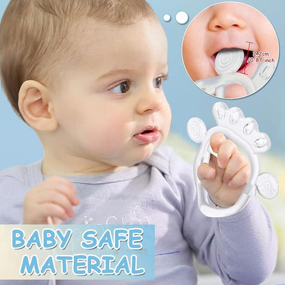 5 Pieces Baby Teething Toys for 6-12 Months Silicone Teether