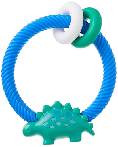 Itzy Ritzy Silicone Teether with Rattle; Rattle Teether Features Rattle 3 Months