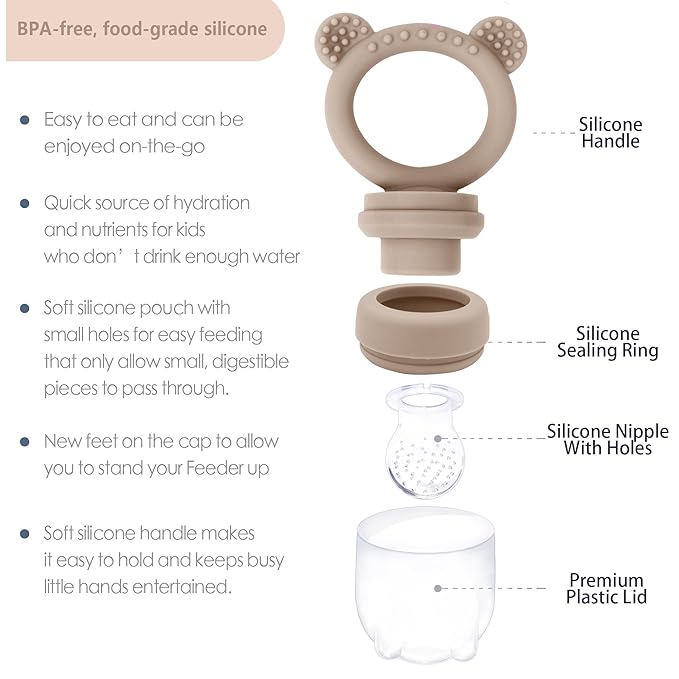 Frozen Breastmilk Teether & Baby Food Feeder Tray - Teething