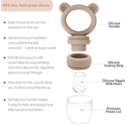 Frozen Breastmilk Teether & Baby Food Feeder Tray - Teething