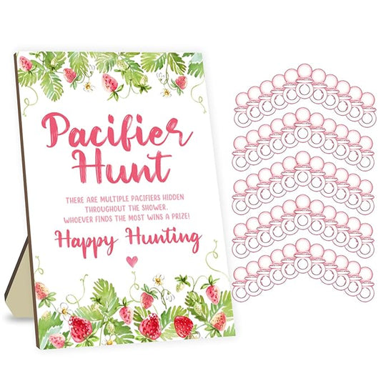Baby Pacifier Hunt Game, Baby Shower Games Set 50 Mini