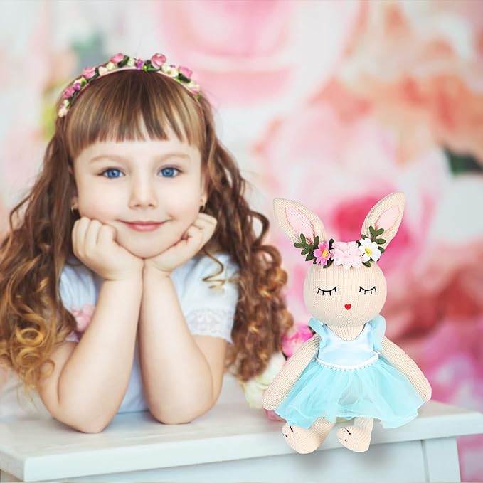 Ballerina Doll Handmade Stuffed Animal Bunny Stuffed Animal Bunny Plush