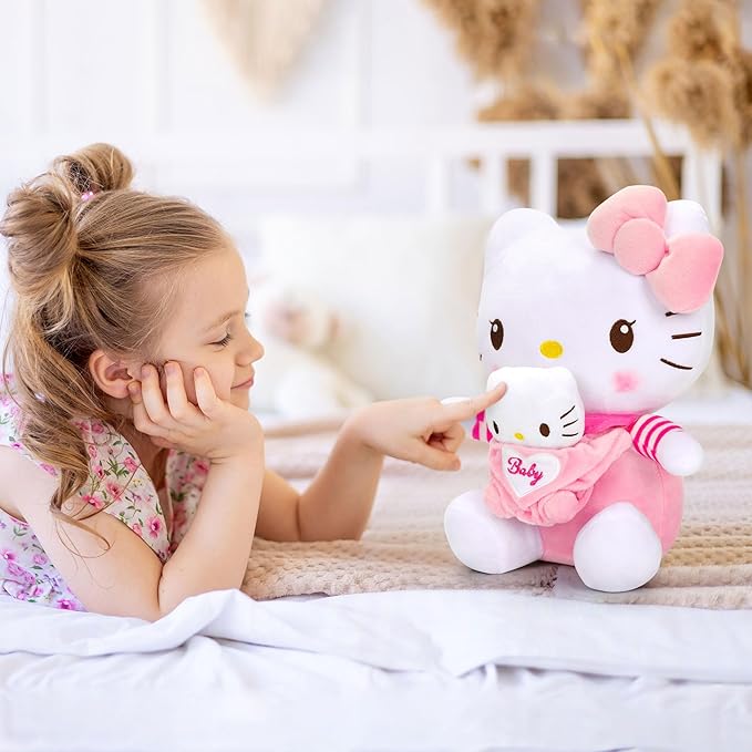 Cartoon Kitty Plush Toys - Cute Plush Doll Toys Decor(10")