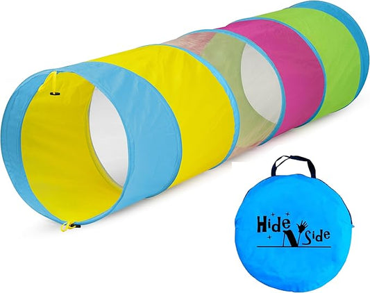 Hide N Side 6ft Crawl Through Play Tunnel Toy, Pop
